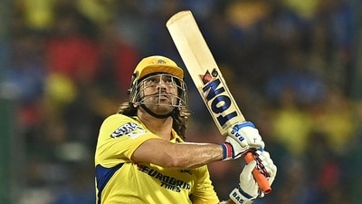 Mahendra Singh Dhoni played as a specialist wicketkeeper batter in the last season of IPL. (AFP) Mahendra Singh Dhoni played as a specialist wicketkeeper batter in the last season of IPL. (AFP)