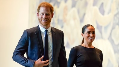 Since stepping down from royal duties in 2020, Prince Harry and Meghan Markle have missed several royal family gatherings, but Harry remains connected to his late mother's relatives. (AP Photo/Seth Wenig, File) (AP) Since stepping down from royal duties in 2020, Prince Harry and Meghan Markle have missed several royal family gatherings, but Harry remains connected to his late mother's relatives. (AP Photo/Seth Wenig, File) (AP)