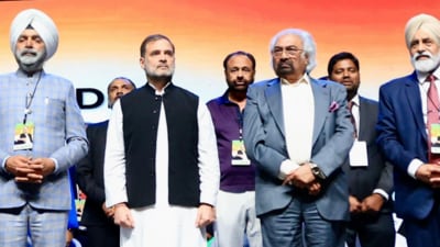 Congress leader Rahul Gandhi in Dallas on Sunday. (X) Congress leader Rahul Gandhi in Dallas on Sunday. (X)