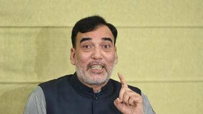 Delhi environment minister Gopal Rai. (HT Photo) Delhi environment minister Gopal Rai. (HT Photo)