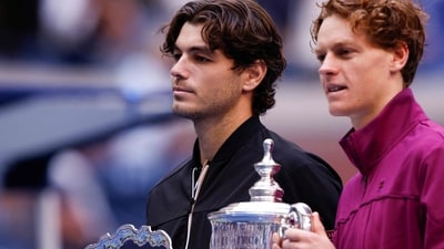 He also became the first Italian man to win the US Open title, and also added to his cabinet which also has the Australian Open. (AFP) He also became the first Italian man to win the US Open title, and also added to his cabinet which also has the Australian Open. (AFP)