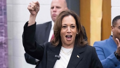 Democratic presidential candidate US Vice President Kamala Harris (Photo by SAUL LOEB / AFP) (AFP) Democratic presidential candidate US Vice President Kamala Harris (Photo by SAUL LOEB / AFP) (AFP)