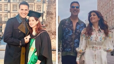 From being available at Twinkle Khanna's book launch events to being present at her convocation ceremony on completion of her Master's degree from University of London, Akshay Kumar has always been supportive of her life choices. From being available at Twinkle Khanna's book launch events to being present at her convocation ceremony on completion of her Master's degree from University of London, Akshay Kumar has always been supportive of her life choices.