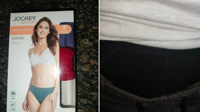 The man shared that he ended up wearing the women's underwear after Blinkit did not initiate a refund.