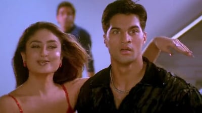 Kareena Kapoor as Poo and Vikas Sethi as Robbie in Kabhi Khushi Kabhie Gham Kareena Kapoor as Poo and Vikas Sethi as Robbie in Kabhi Khushi Kabhie Gham