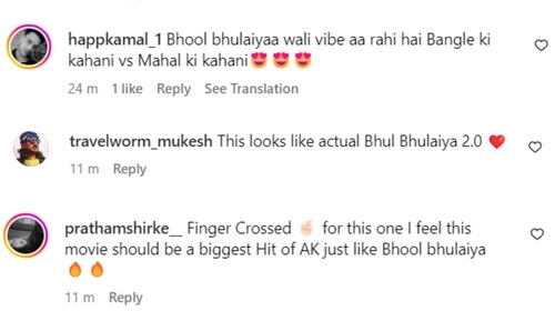 Comment section of Akshay Kumar's new movie announcement Comment section of Akshay Kumar's new movie announcement