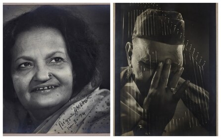 Portraits of Indian singer-actor, late Begum Akhtar and vocalist Ustad Bade Ghulam Ali Khan are among the displays at the exhibition. Many musicians were photographed by OP Sharma, who was fond of listening to Indian Classical music while working in his dark room. Portraits of Indian singer-actor, late Begum Akhtar and vocalist Ustad Bade Ghulam Ali Khan are among the displays at the exhibition. Many musicians were photographed by OP Sharma, who was fond of listening to Indian Classical music while working in his dark room.