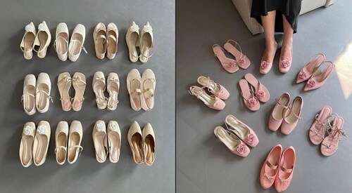 Ballerina flats are experiencing a market boom in myriad reimagined ways (Photos: X) Ballerina flats are experiencing a market boom in myriad reimagined ways (Photos: X)