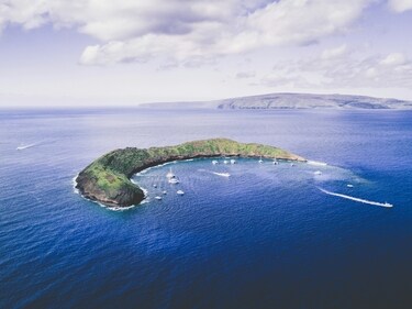 Molokini Crater is a crescent-shaped, partially submerged volcanic caldera. (Unsplash)