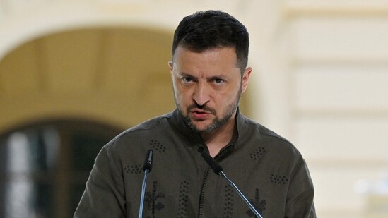 Ukraine's President Volodymyr Zelensky (AFP)
