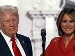 Milwaukee, Jul 19 (ANI): Republican Presidential candidate Donald Trump with his wife Melania Trump on stage as he concludes his address at the Republican National Convention, in Milwaukee on Thursday. (ANI Photo)