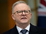 Australia's Prime Minister Anthony Albanese speaks to the media during a press conference. Albanese aims to trial age verification, likely between 14 and 16, promoting real-life experiences over online interactions.