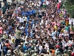 Demonstrators attend a protest march to demand an end to the latest spurt of ethnic violence, in Imphal, Manipur, India, September 10, 2024. REUTERS/Stringer(REUTERS)