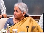 Finance minister Nirmala Sitharaman chairs the 54th meeting of the GST Council, in New Delhi.