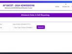AP EDCET seat allotment result for round 1 announced (edcet-sche.aptonline.in, screenshot)