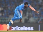 Jasprit Bumrah in full flow. Jasprit Bumrah in full flow.
