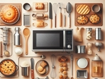 Microwaves use electromagnetic waves that are absorbed in the molecules of the food – this allows the food to get cooked faster