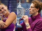 Sabalenka and Sinner have both won two Grand Slam titles this year. Sabalenka and Sinner have both won two Grand Slam titles this year.