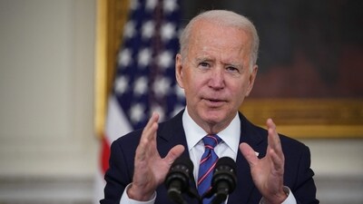 Biden's support for Ukraine is backed by Democrats and many Republicans in Congress. (AFP) Biden's support for Ukraine is backed by Democrats and many Republicans in Congress. (AFP)