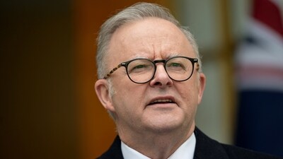 Australia's Prime Minister Anthony Albanese speaks to the media during a press conference. Albanese aims to trial age verification, likely between 14 and 16, promoting real-life experiences over online interactions. (Reuters)