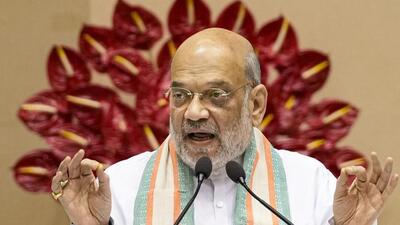 Amit Shah also dedicated a Cyber Fraud Mitigation Centre (CFMC) to the country. (PTI photo) Amit Shah also dedicated a Cyber Fraud Mitigation Centre (CFMC) to the country. (PTI photo)