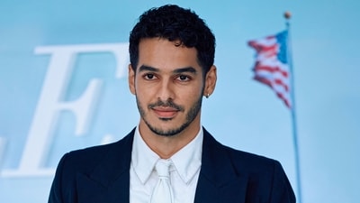 Ishaan Khatter at the premiere of The Perfect Couple, which marks his debut Hollywood series. (Photo by BENJAMIN CREMEL / AFP) (AFP) Ishaan Khatter at the premiere of The Perfect Couple, which marks his debut Hollywood series. (Photo by BENJAMIN CREMEL / AFP) (AFP)