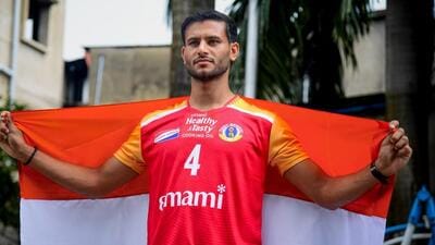 East Bengal and India defender Anwar Ali. (AIFF) East Bengal and India defender Anwar Ali. (AIFF)