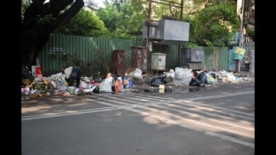 From March 2024 onwards, the civic body has increased fines for non-segregation of waste from ₹60 for the first offence and ₹180 for subsequent violations to ₹300 and ₹500. (HT PHOTO) From March 2024 onwards, the civic body has increased fines for non-segregation of waste from ₹60 for the first offence and ₹180 for subsequent violations to ₹300 and ₹500. (HT PHOTO)