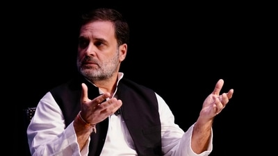 Congress MP Rahul Gandhi during an interaction with students at Georgetown University, Washington DC, USA. (PTI) Congress MP Rahul Gandhi during an interaction with students at Georgetown University, Washington DC, USA. (PTI)