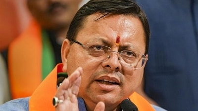 Uttarakhand chief minister Pushkar Singh Dhami. Uttarakhand chief minister Pushkar Singh Dhami.