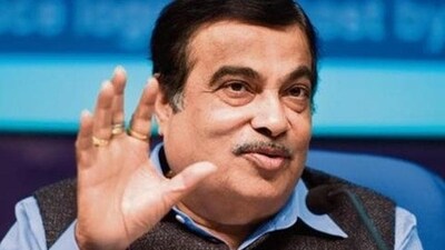 Union road and transport minister Nitin Gadkari is seen. Union road and transport minister Nitin Gadkari is seen.