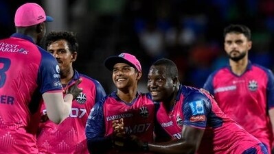 Fantasy 11 Prediction, teams, captain, vice-captain, toss and venue analysis – CPL 2024 –Barbados Royals vs Antigua and Barbuda Falcons (Getty Images) Fantasy 11 Prediction, teams, captain, vice-captain, toss and venue analysis – CPL 2024 –Barbados Royals vs Antigua and Barbuda Falcons (Getty Images)