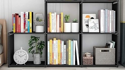 Maximise your space with stylish foldable bookshelves. Maximise your space with stylish foldable bookshelves.