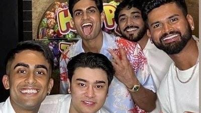 Shreyas Iyer, who alongwith Gill, was active in the first round of the Duleep Trophy, could be seen in the pics as well. Shreyas Iyer, who alongwith Gill, was active in the first round of the Duleep Trophy, could be seen in the pics as well. 