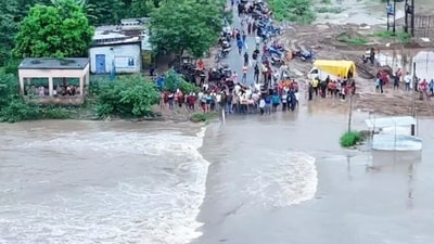 IMD officials said Malkangiri and Ganjam districts are going to witness heavy to very heavy rainfall on Tuesday (HT Photo) IMD officials said Malkangiri and Ganjam districts are going to witness heavy to very heavy rainfall on Tuesday (HT Photo)