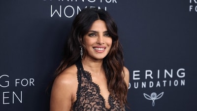 Priyanka Chopra attends the 2024 Kering for Women dinner on September 09, 2024 in New York City. (AFP)
