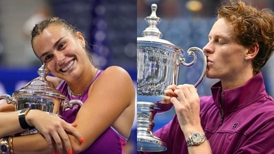 Sabalenka and Sinner have both won two Grand Slam titles this year. Sabalenka and Sinner have both won two Grand Slam titles this year.