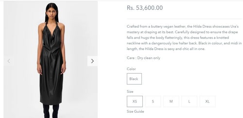 Alia Bhatt's stunning black dress comes with price tag of Rs. 53,600. (wearura.in) Alia Bhatt's stunning black dress comes with price tag of Rs. 53,600. (wearura.in)