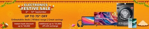 Amazon Electronics Festive Sale 2024 : Shop laptops today! Amazon Electronics Festive Sale 2024 : Shop laptops today!
