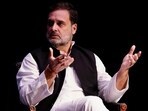 Congress MP Rahul Gandhi during an interaction with students at Georgetown University, Washington DC, USA on Tuesday. Congress MP Rahul Gandhi during an interaction with students at Georgetown University, Washington DC, USA on Tuesday.