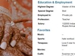 The image gives a glimpse of a list by a woman looking for a techie groom. 
