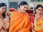 Deepika Padukone with mother Ujjala Padukone and sister Anisha. (File Photo) Deepika Padukone with mother Ujjala Padukone and sister Anisha. (File Photo)
