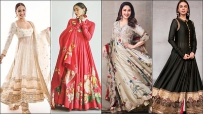 Get ready to elevate your festive wardrobe with stunning Bollywood-inspired anarkali styles. From regal embroidery to vibrant colours, these outfits will have you turning heads at every celebration. Whether you're aiming for traditional elegance or a contemporary twist, these celeb-approved anarkalis are perfect for making a statement this festive season! (Instagram) Get ready to elevate your festive wardrobe with stunning Bollywood-inspired anarkali styles. From regal embroidery to vibrant colours, these outfits will have you turning heads at every celebration. Whether you're aiming for traditional elegance or a contemporary twist, these celeb-approved anarkalis are perfect for making a statement this festive season! (Instagram)