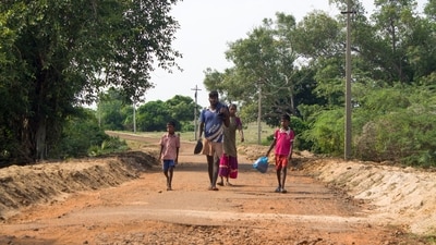An Irular family in the Thiruvallur district of Tamil Nadu. (Shutterstock) (HT_PRINT) An Irular family in the Thiruvallur district of Tamil Nadu. (Shutterstock) (HT_PRINT)