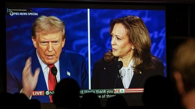 US presidential debate: Republican presidential nominee former President Donald Trump and Democratic presidential nominee Vice President Kamala Harris (AP) US presidential debate: Republican presidential nominee former President Donald Trump and Democratic presidential nominee Vice President Kamala Harris (AP)
