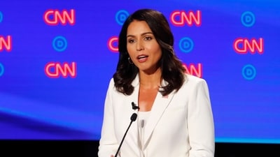 Tulsi Gabbard in a recent interview stated that Kamala Harris was taking “extreme acting lessons” in preparation for debate, and cautioned that she “is not to be underestimated.” (AP) Tulsi Gabbard in a recent interview stated that Kamala Harris was taking “extreme acting lessons” in preparation for debate, and cautioned that she “is not to be underestimated.” (AP)