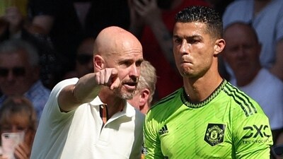 Cristiano Ronaldo had disagreements with Erik ten Hag during his time at Manchester United. (AFP) Cristiano Ronaldo had disagreements with Erik ten Hag during his time at Manchester United. (AFP)