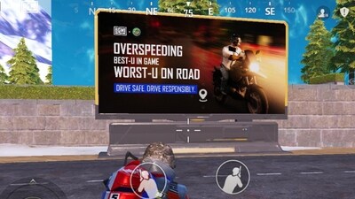 This initiative, part of a broader campaign involving police, game developers, and Schbang, aims to raise awareness in a familiar and engaging context. ( Udbhavi/X) This initiative, part of a broader campaign involving police, game developers, and Schbang, aims to raise awareness in a familiar and engaging context. ( Udbhavi/X)