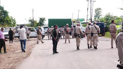 Manipur police said “infiltrators” were hijacking Manipur’s student protests and used molotov cocktails and fired iron pellets at security forces during Tuesday’s agitations. (ANI) Manipur police said “infiltrators” were hijacking Manipur’s student protests and used molotov cocktails and fired iron pellets at security forces during Tuesday’s agitations. (ANI)
