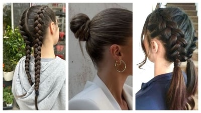 Greasy hair when styled properly can make you look good and all set for the day. (Pinterest) Greasy hair when styled properly can make you look good and all set for the day. (Pinterest)